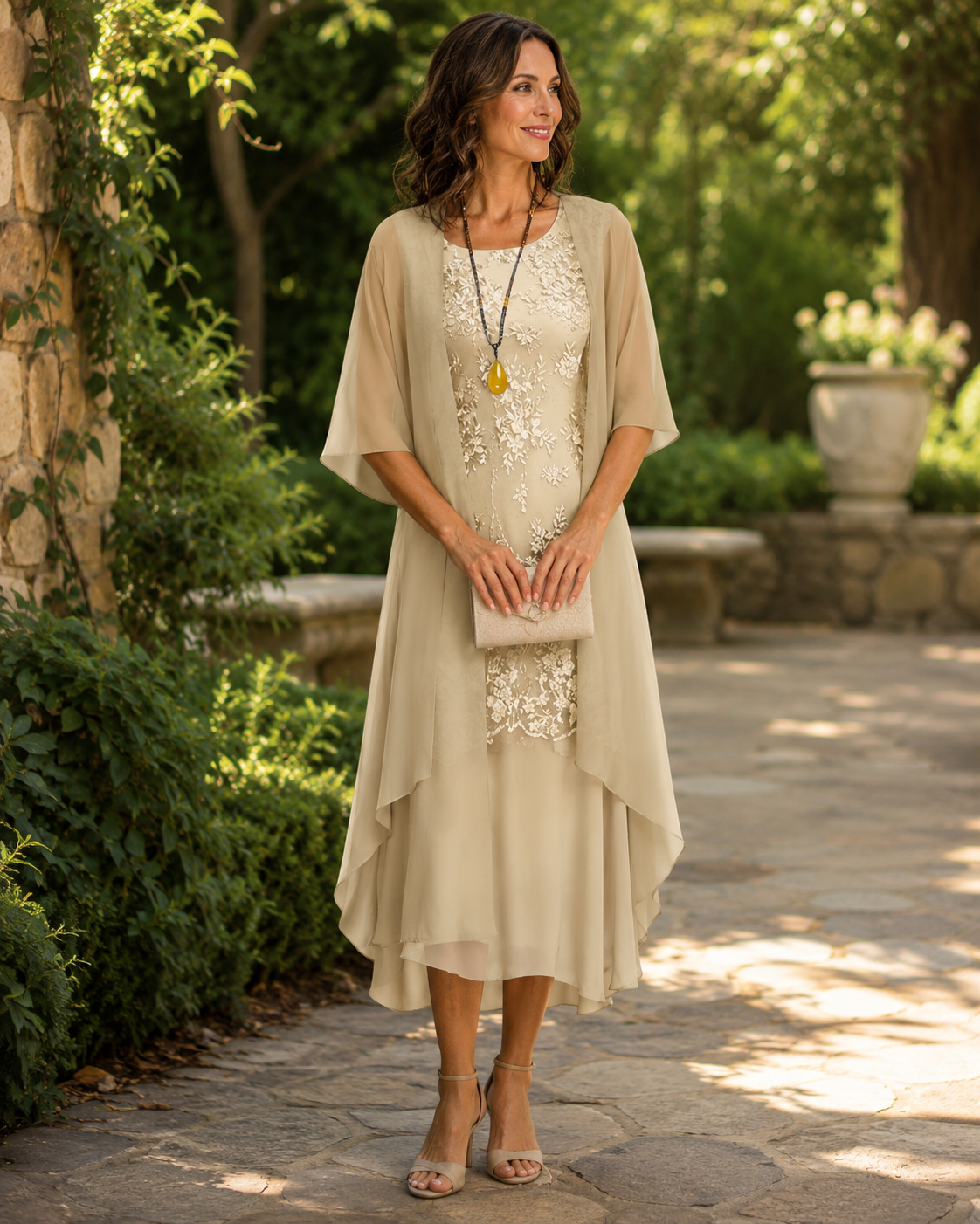 Florence™ | Elegant Two-Piece Layered Dress