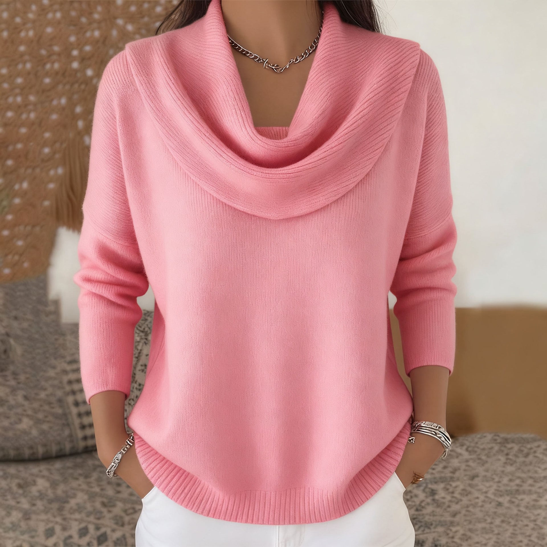 Noelle™ | Cowl Neck Sweater