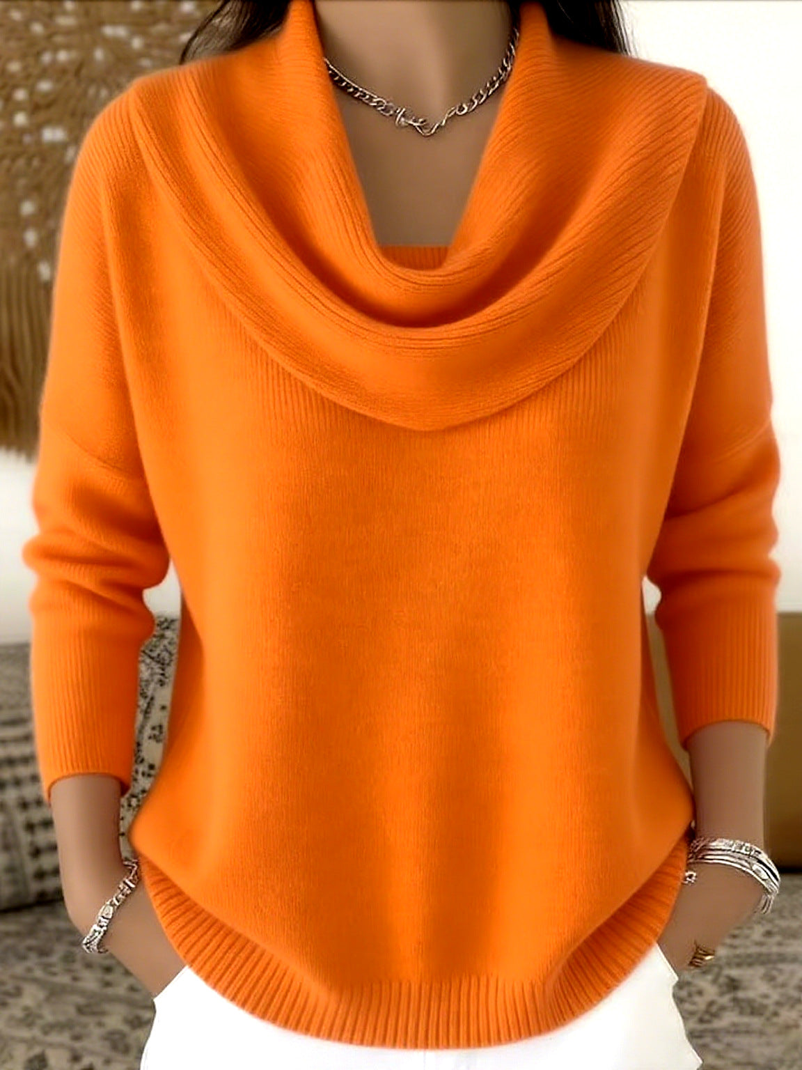 Noelle™ | Cowl Neck Sweater