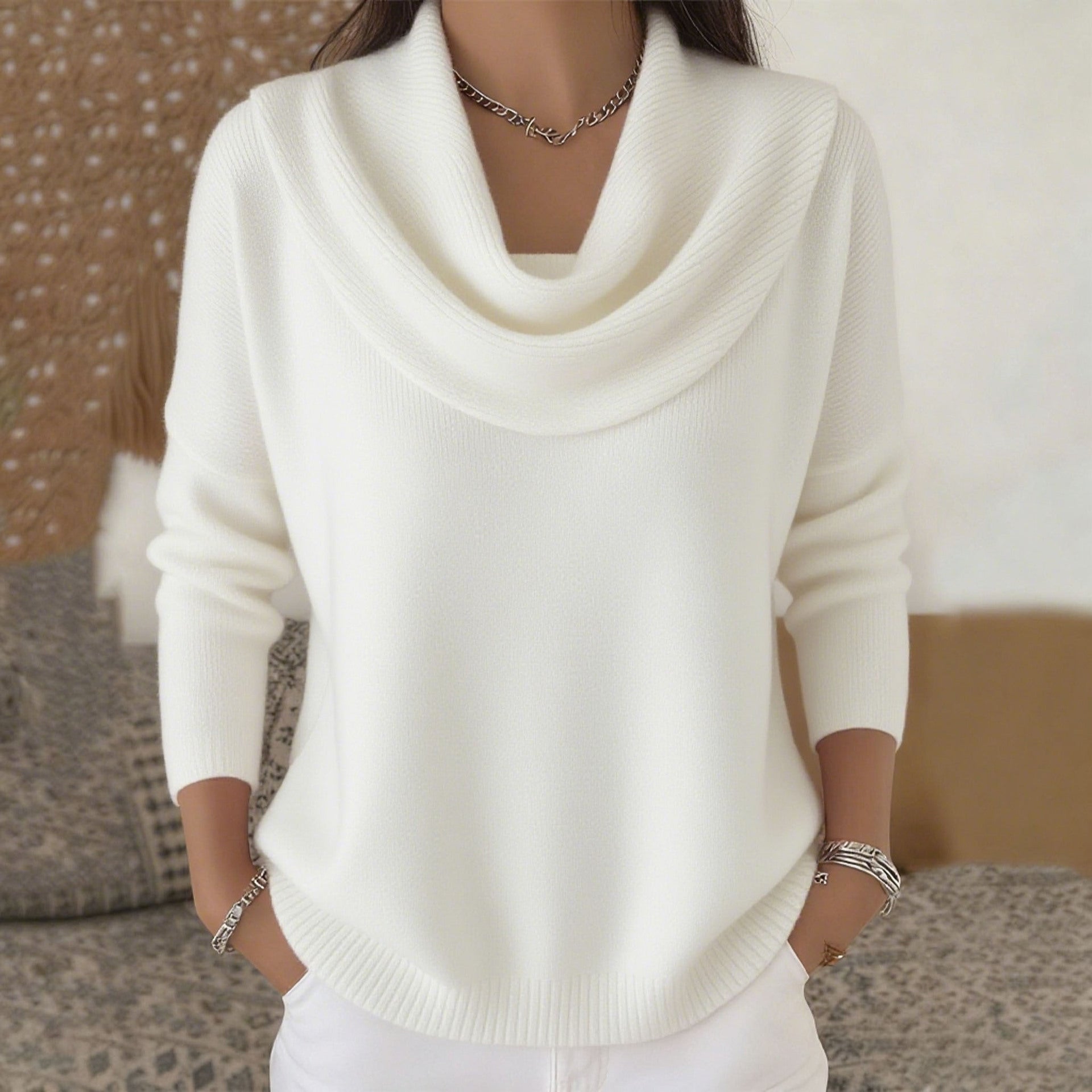Noelle™ | Cowl Neck Sweater