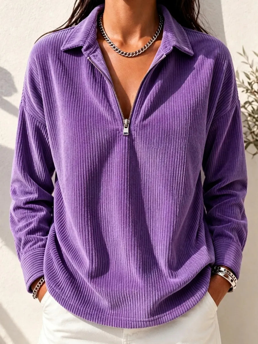 Polly | Women's 1/4 Zip Long Sleeve Shirt