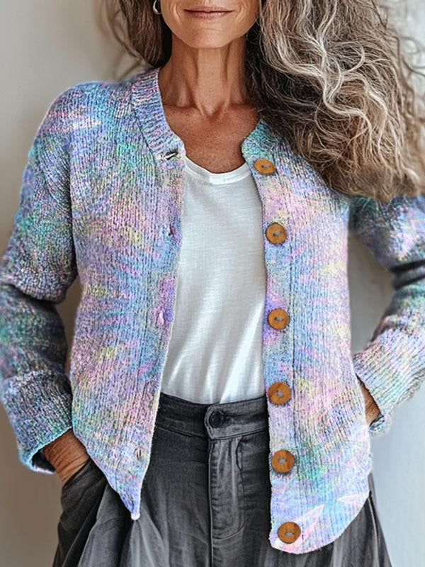 Ivadelle™ | Pastel Patterned Cardigan