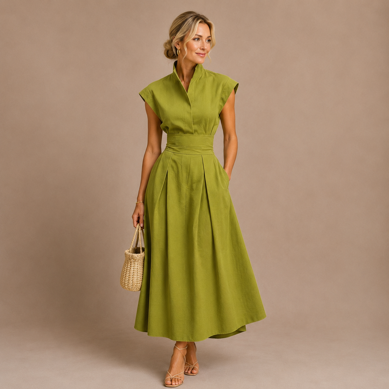 Aurelia | Sculpted Midi Dress