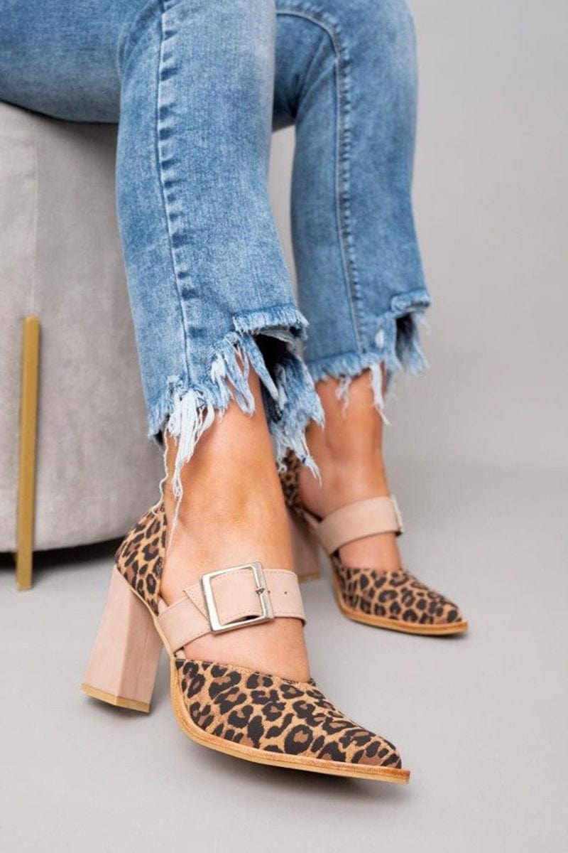 Ilvara™ | Bold Leopard Print Block Heels