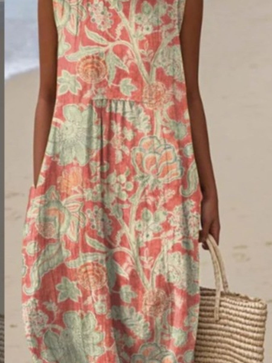 June™ | Vintage Paisley Midi Dress