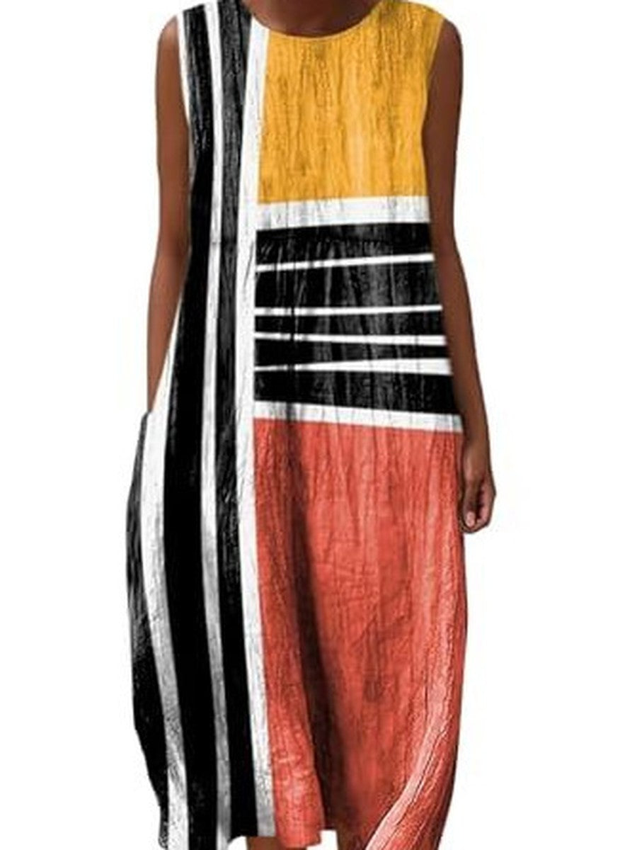 Nova™ | Art Block Midi Dress