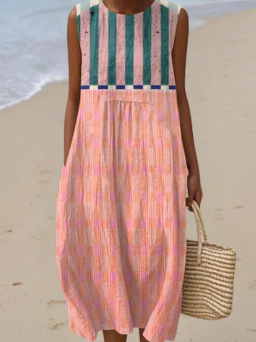 Piper™ | Candy Stripe Midi Dress