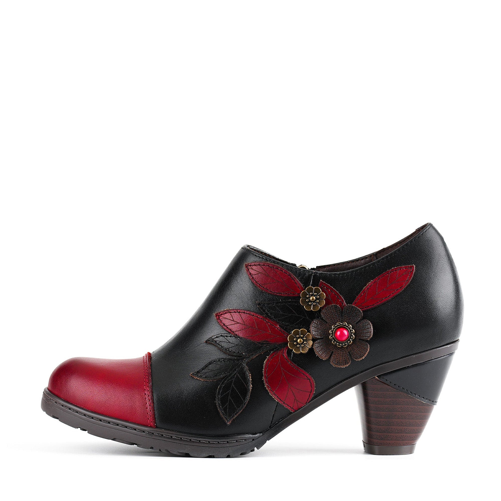 Taveline™ | Retro Boho Floral Charm Pumps