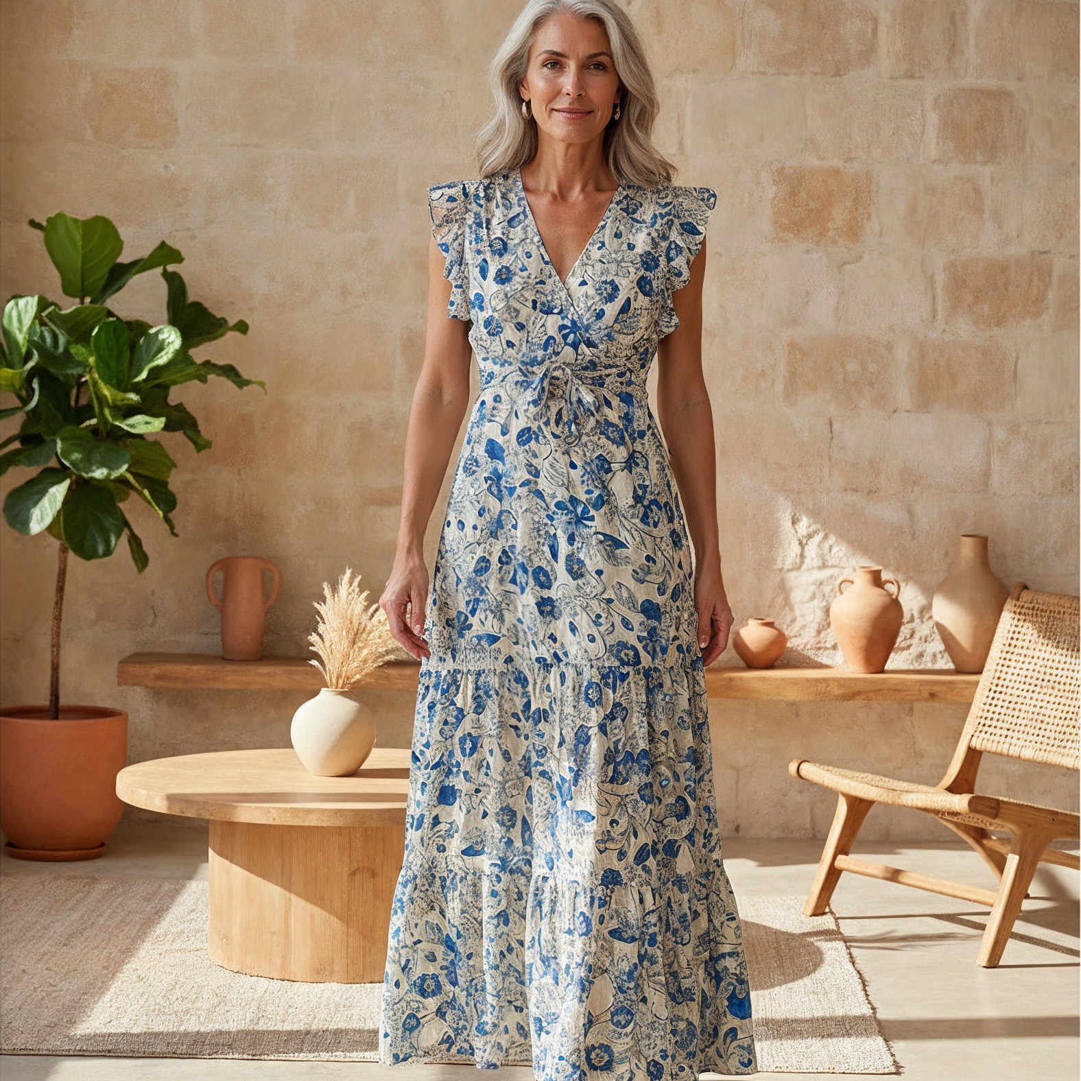 Shera - Floral Maxi Dress