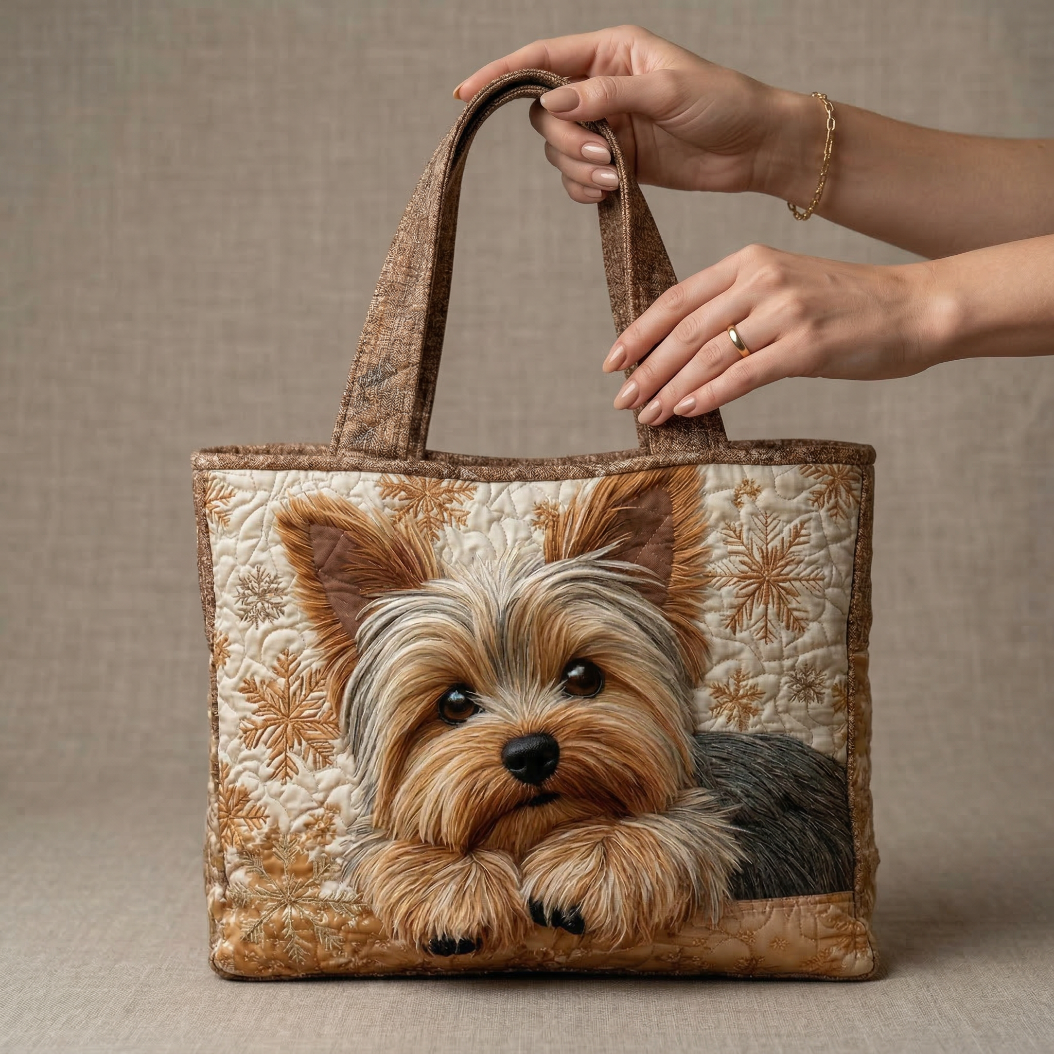 Odalyne™ | Handmade Soft Quilted Tote Bag