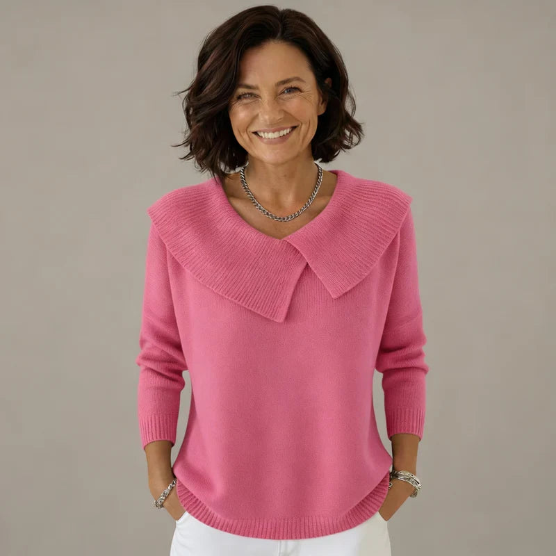 Juliette™ | Cozy Soft-Collar Sweater