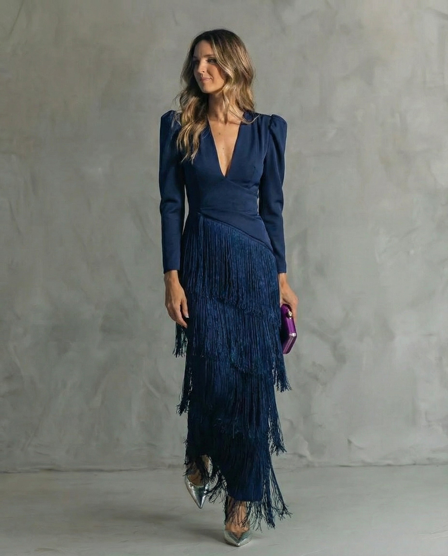 Cosette™ | Tiered Fringe Maxi Dress