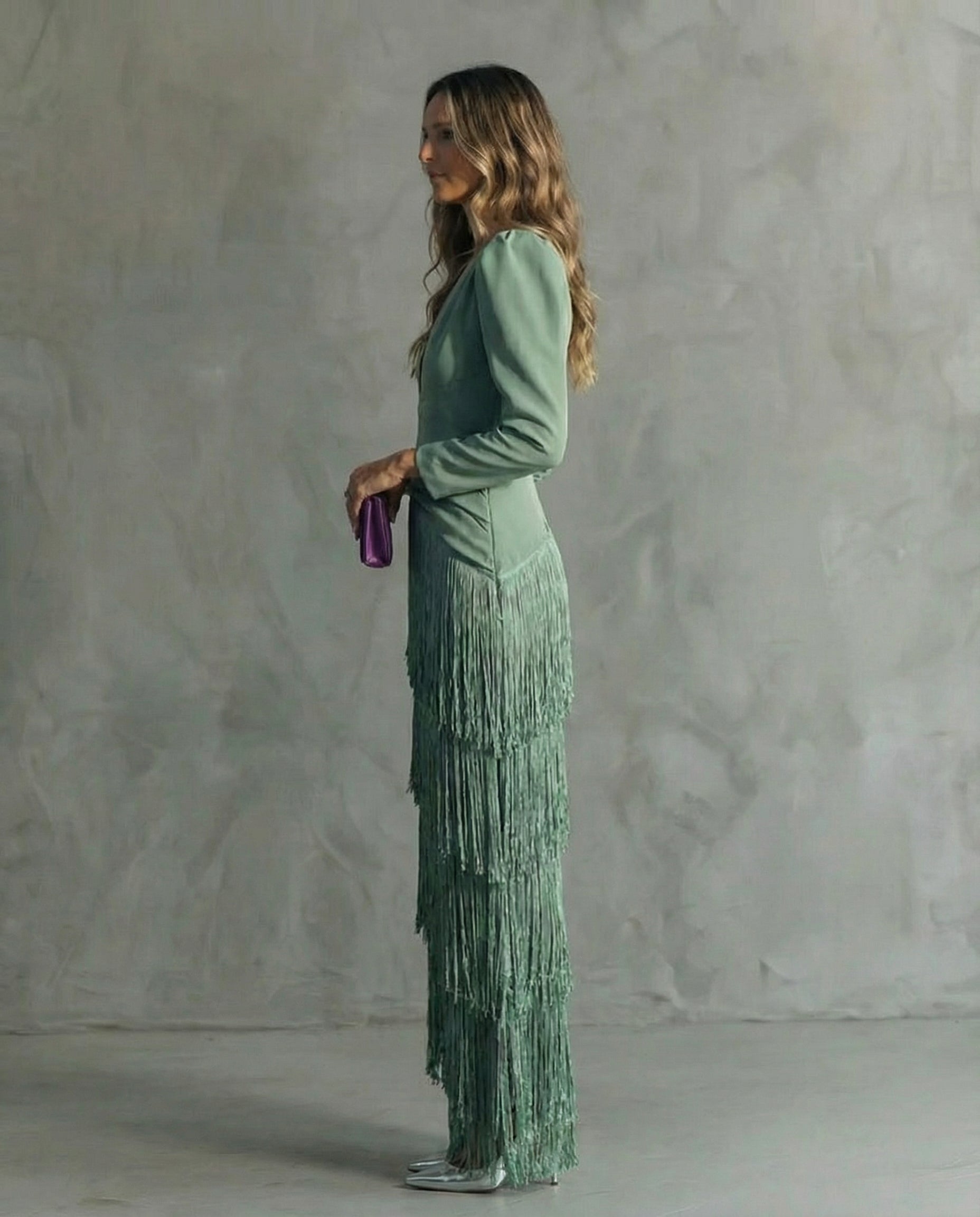 Cosette™ | Tiered Fringe Maxi Dress