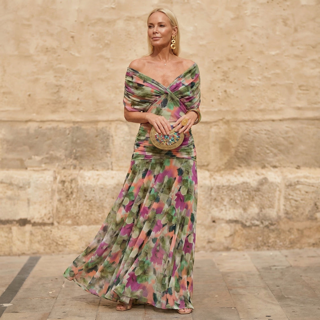 Heloise™ | Elegant Colorful Dress
