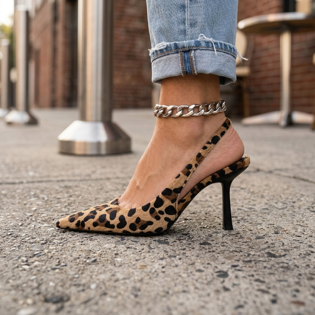 Priscella™ | D'Orsay Leopard Heels