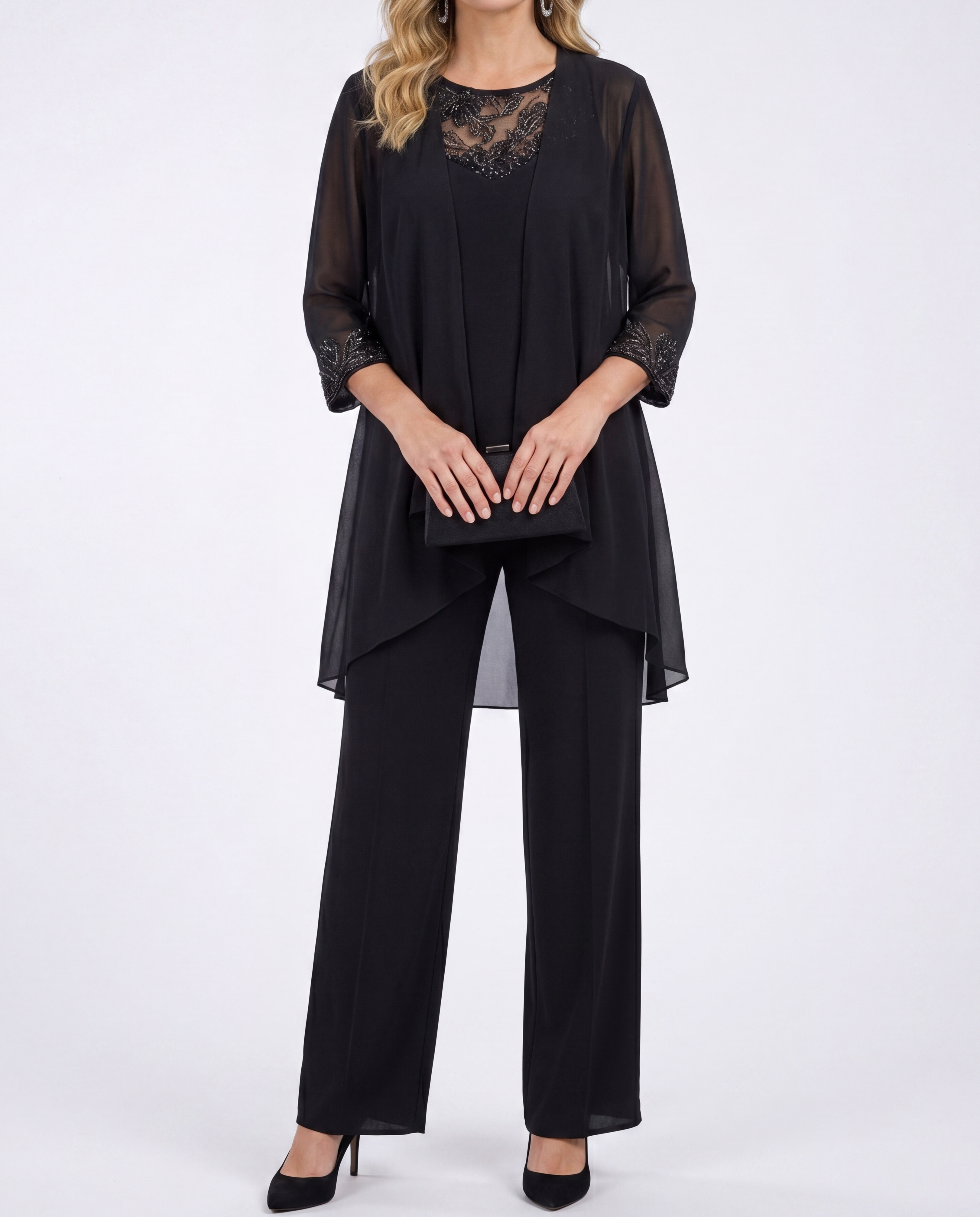 Anouk™ | Flowing Jacket & Wide-Leg Pant Set