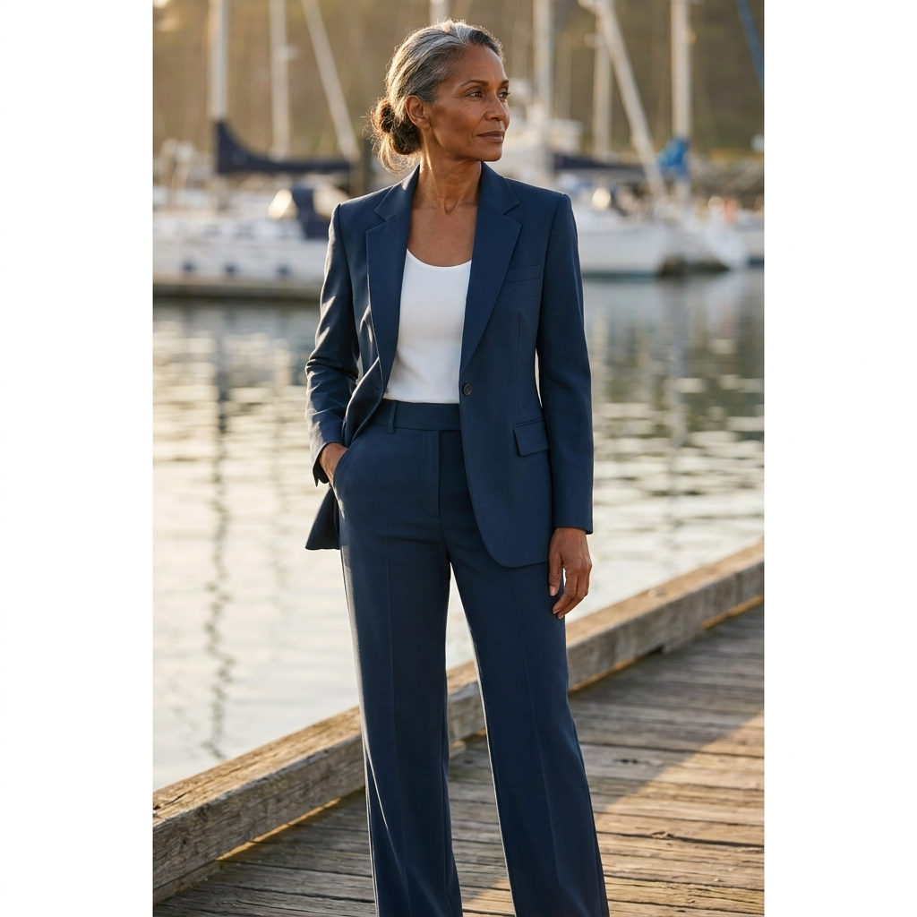 Clarette™ | Two-Piece Tailored Suit with Blazer and Trousers