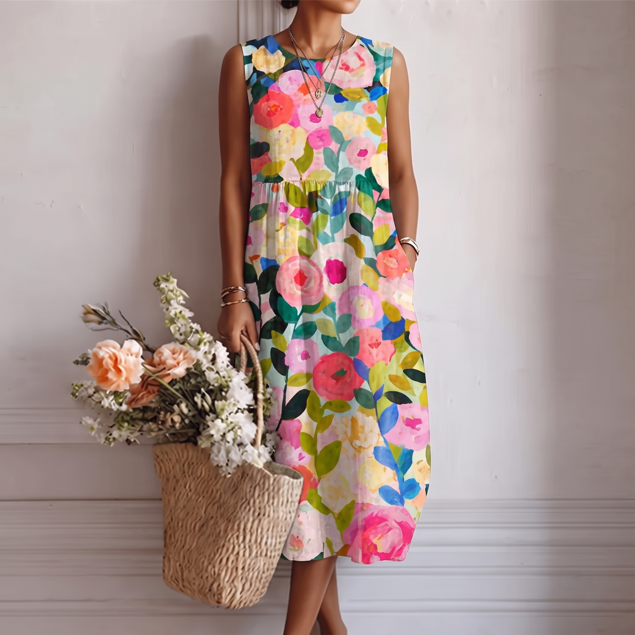 Gwendara™ | Everyday Midi Dress