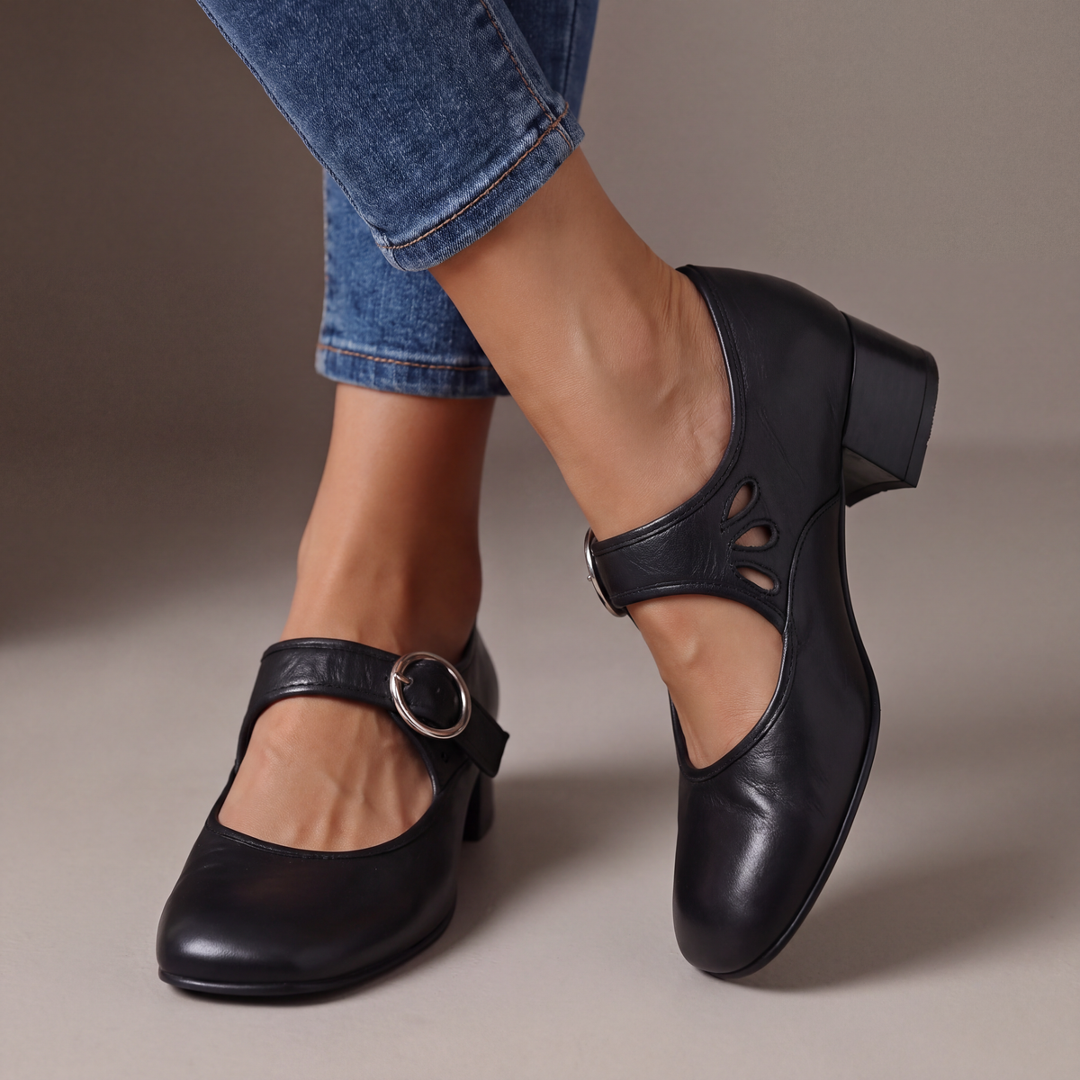 Josephine | Women's Comfort Mary Jane Heels