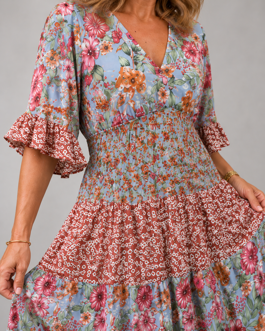 Harriet™ | Garden Blossom Maxi Dress