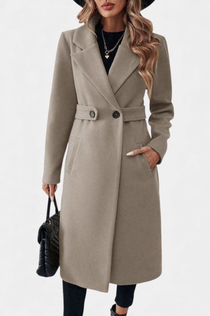 Elowyn™ | Timeless Belted Overcoat