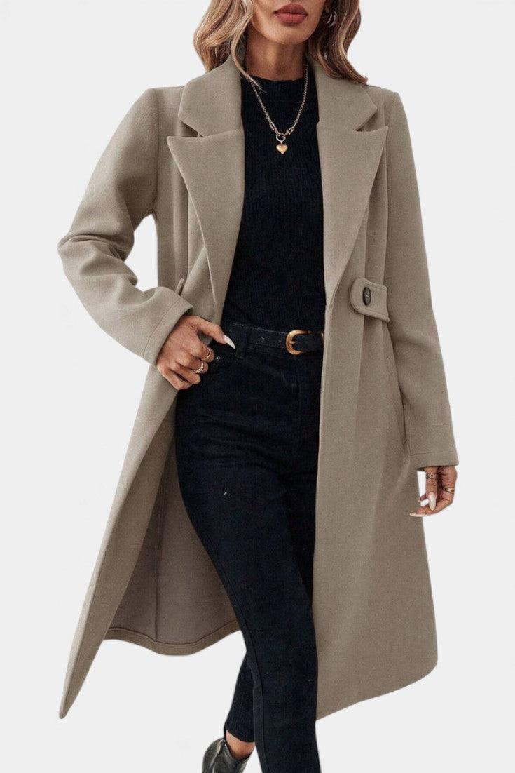 Elowyn™ | Timeless Belted Overcoat