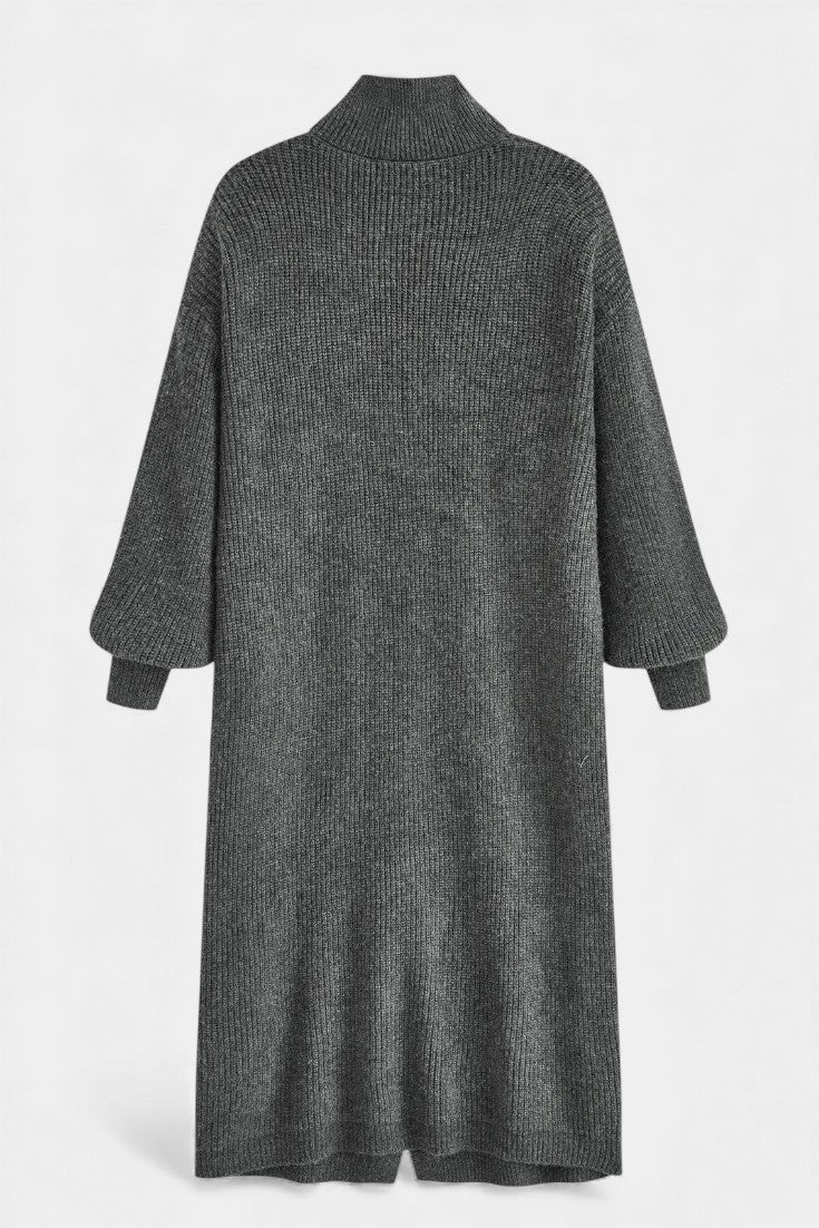 Meredith™ | Longline Roll Neck Coat