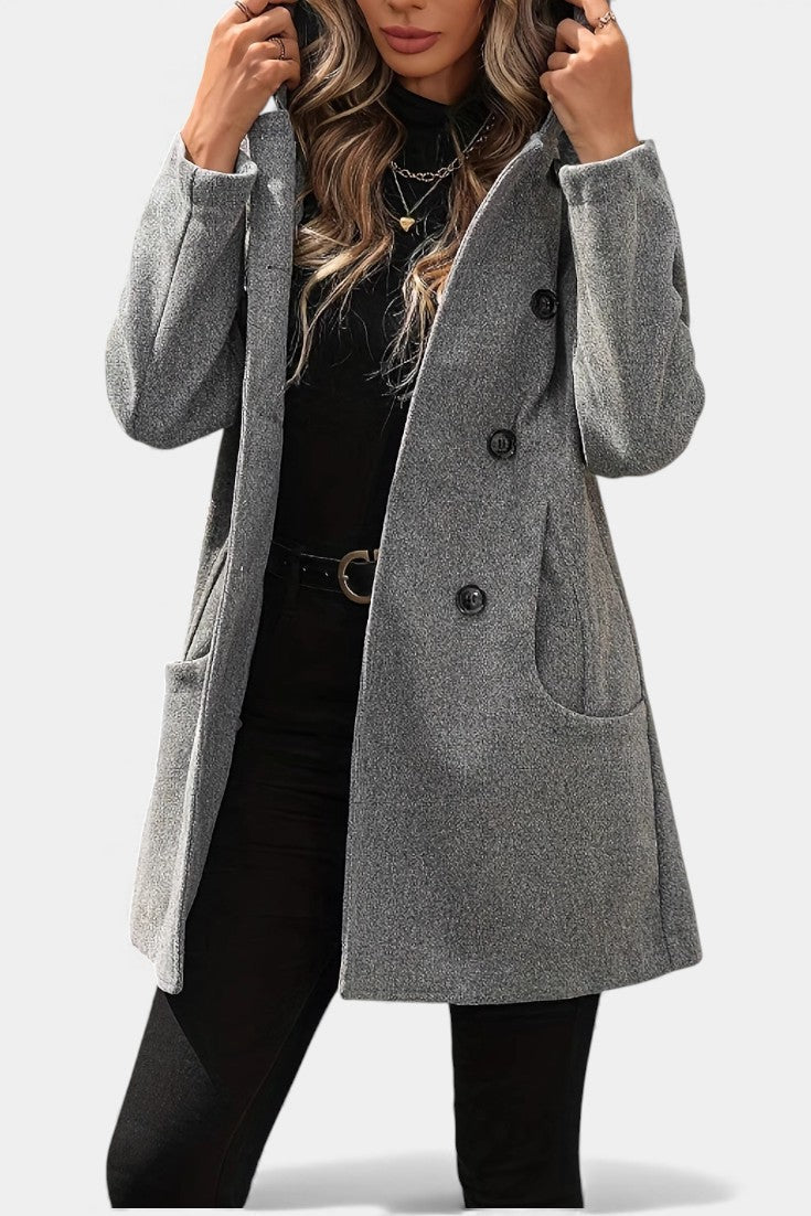 Trescott™ | Double-Breasted Hooded Coat