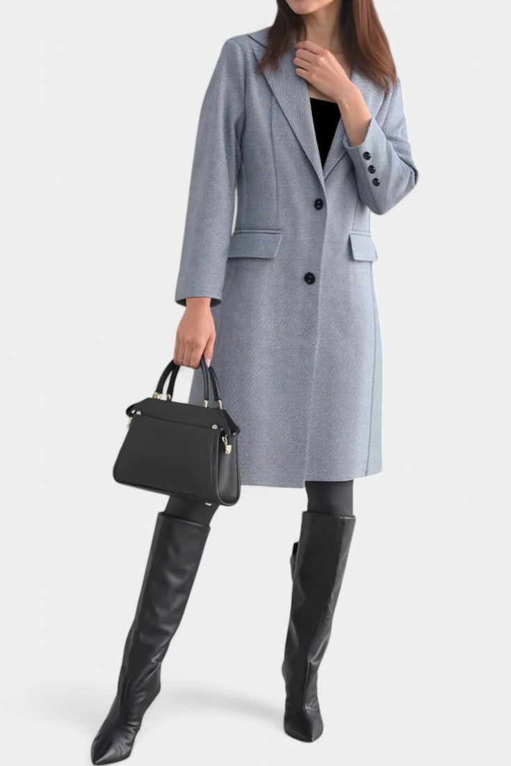Annika™ | Tailored Mid-Length Coat