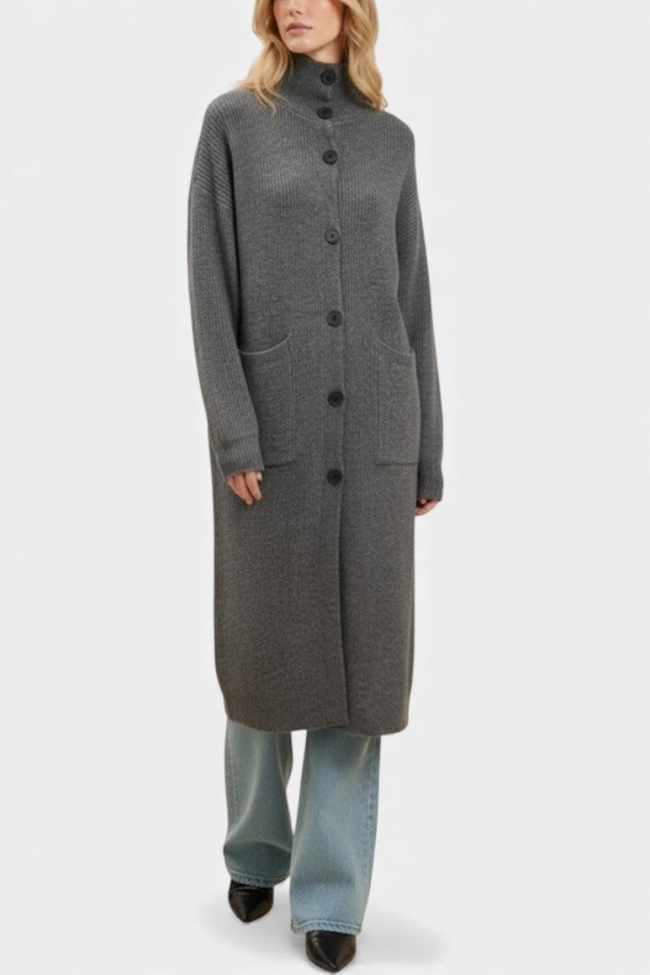 Meredith™ | Longline Roll Neck Coat
