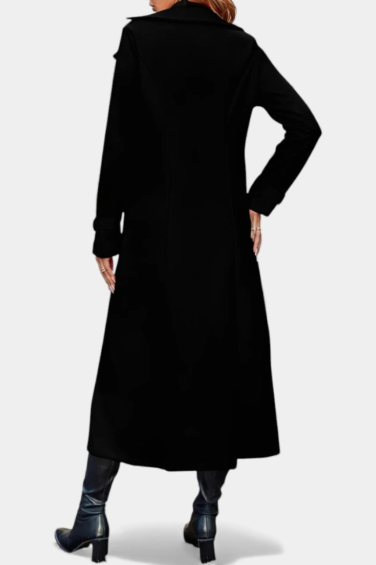 Ottilie™ | Tailored Double-Breasted Long Coat