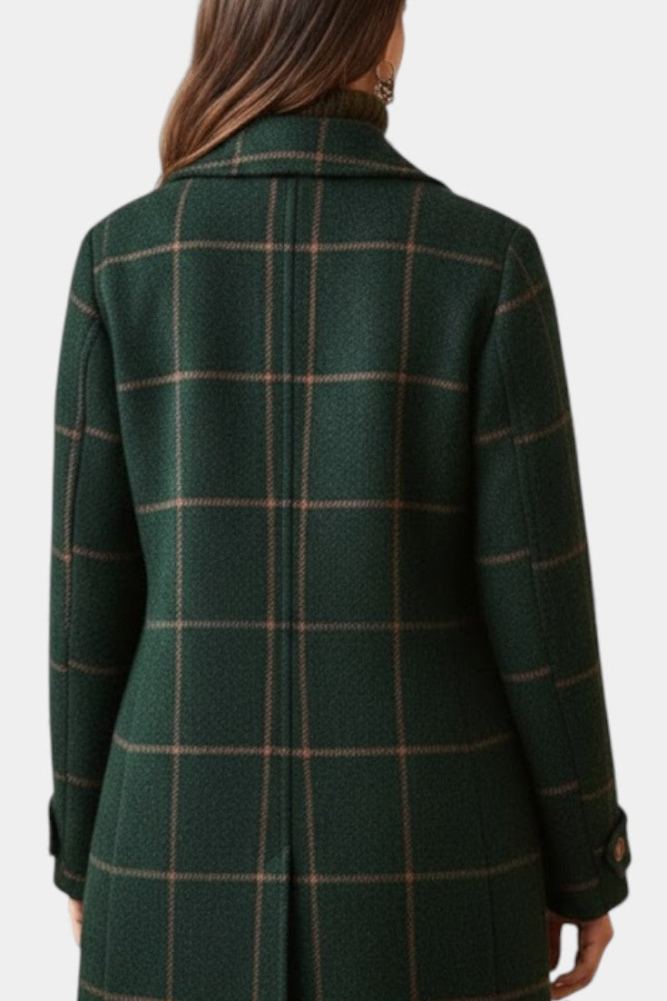 Darvelle™ | Tailored Checked Coat