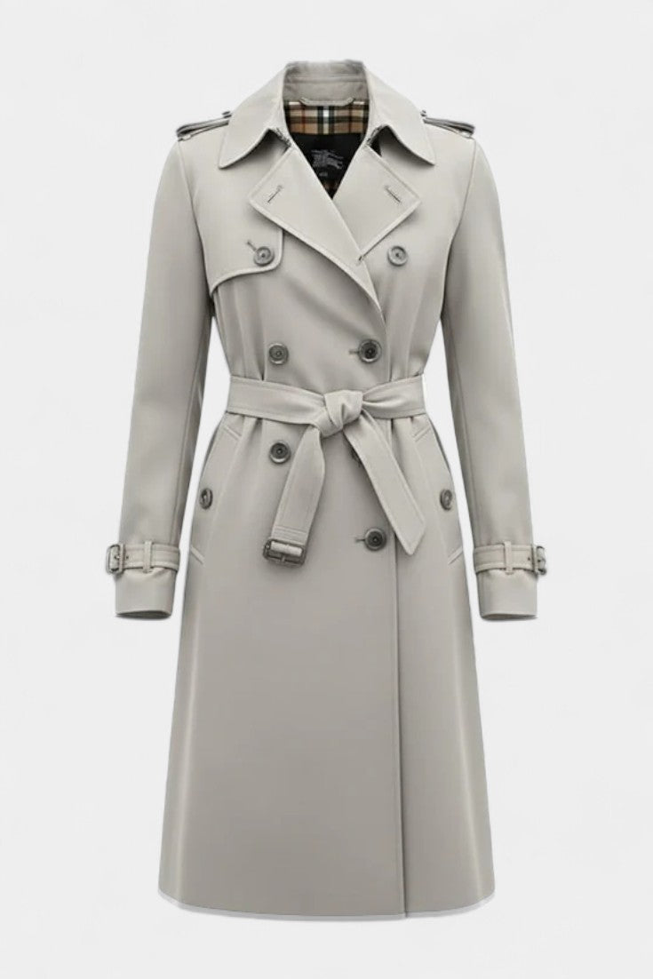 Jemora™ | Double-Breasted Belted Trench Coat