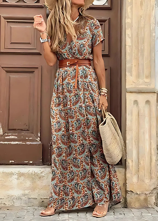 Kenna™ | Flowy Boho Maxi Dress