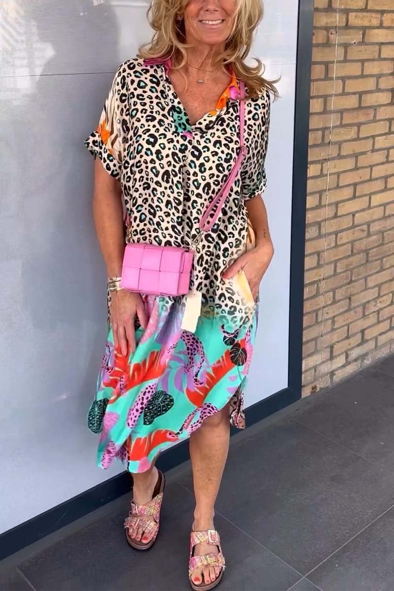 Hattie™ | Relaxed Leopard Dress
