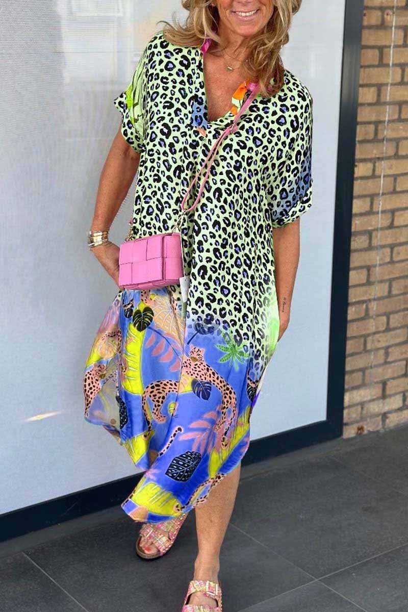 Hattie™ | Relaxed Leopard Dress