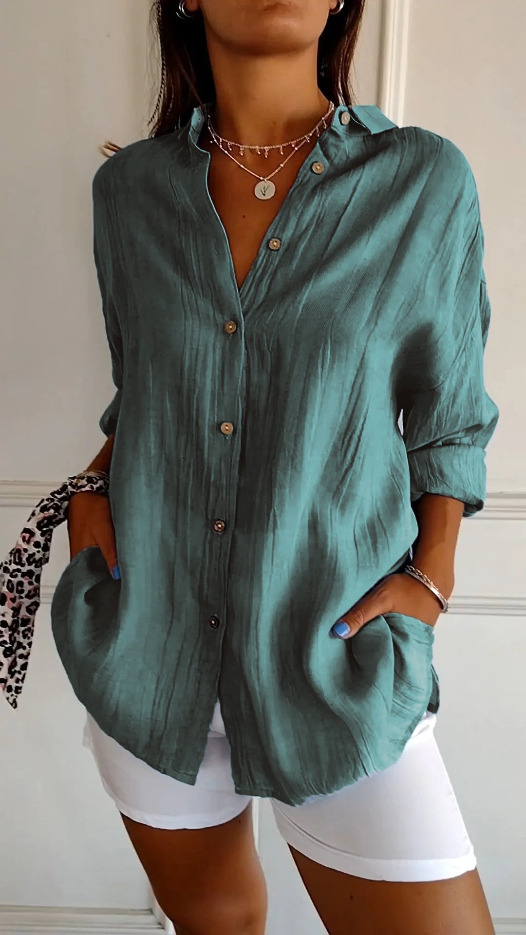 Vivian™ | Pleated Blouse