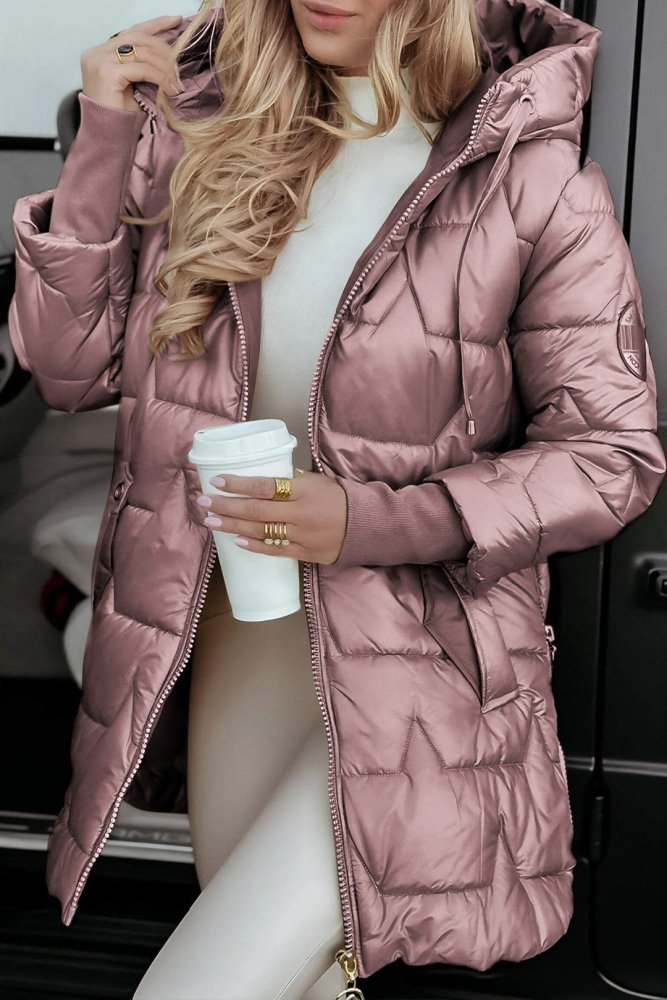 Devonna™ | Long Warm Quilted Jacket