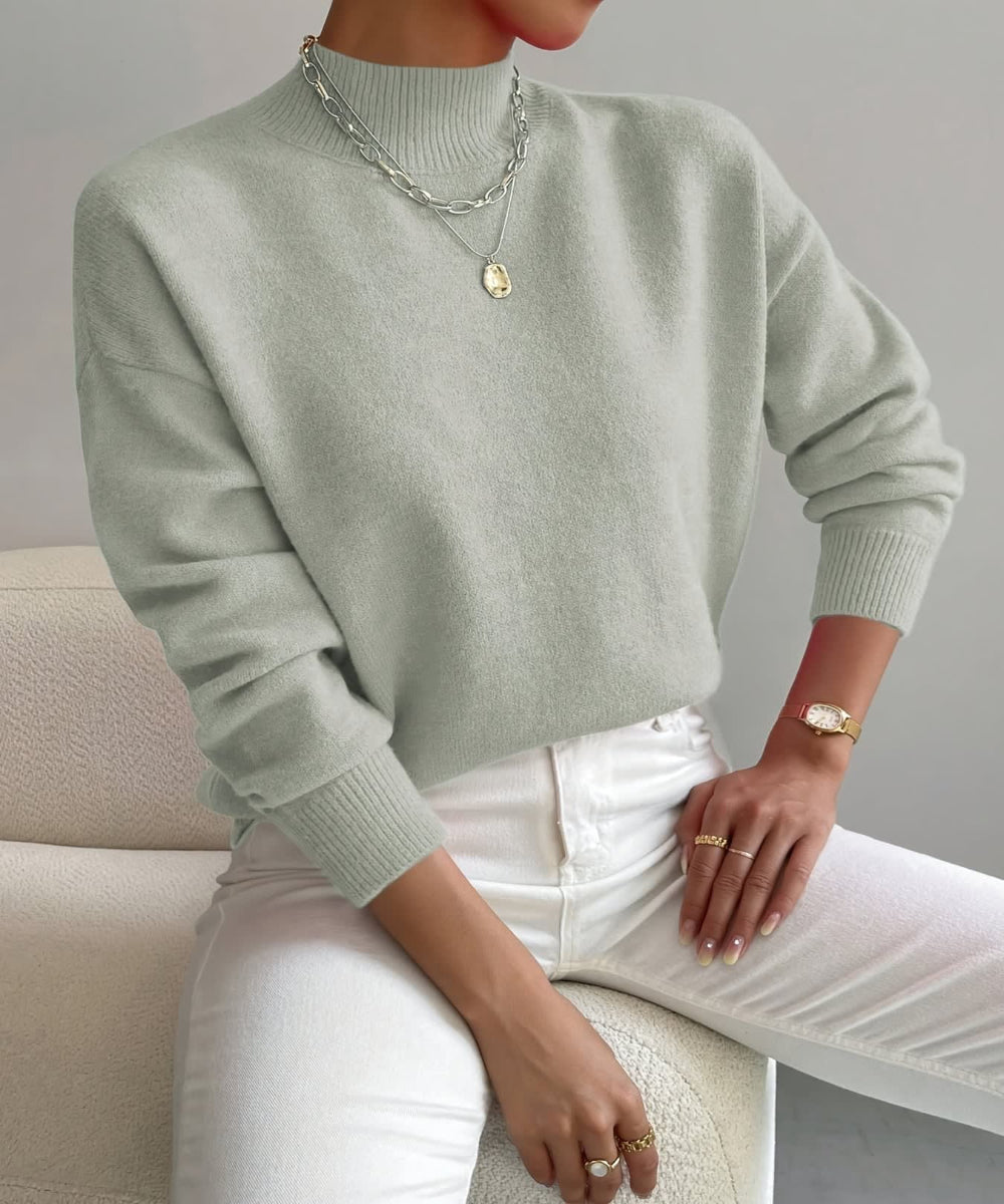 Jorvette™ | Mock Neck Sweater