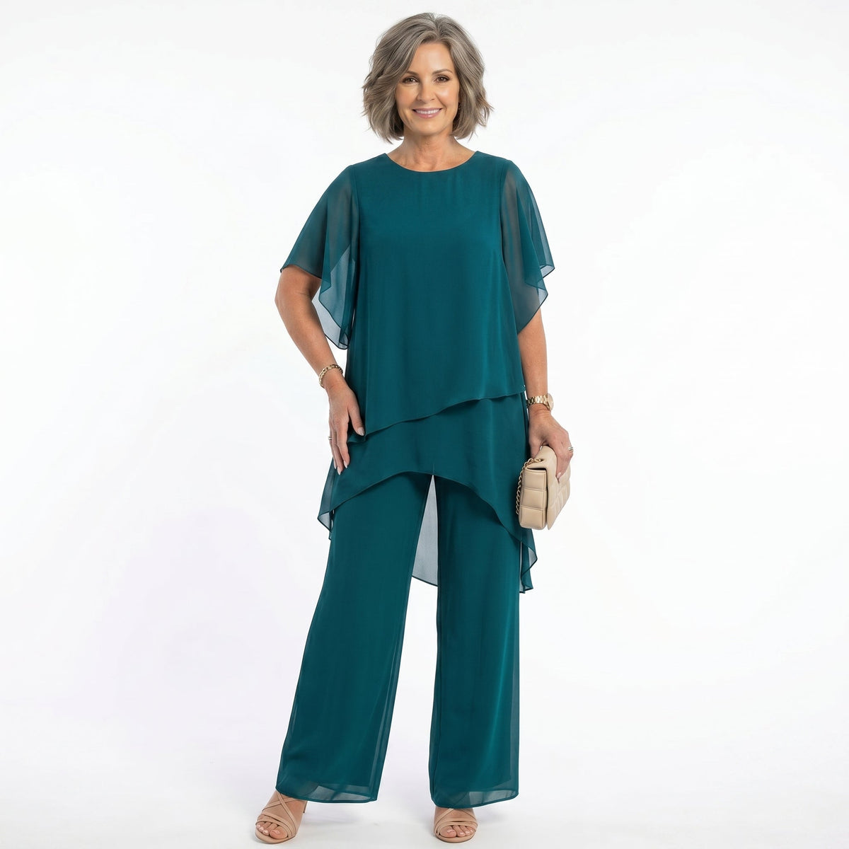 Marianna™ | Tiered Tunic & Trouser Set