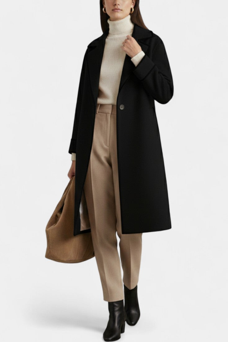 Dawnbury™ | Wide-Collar Statement Coat