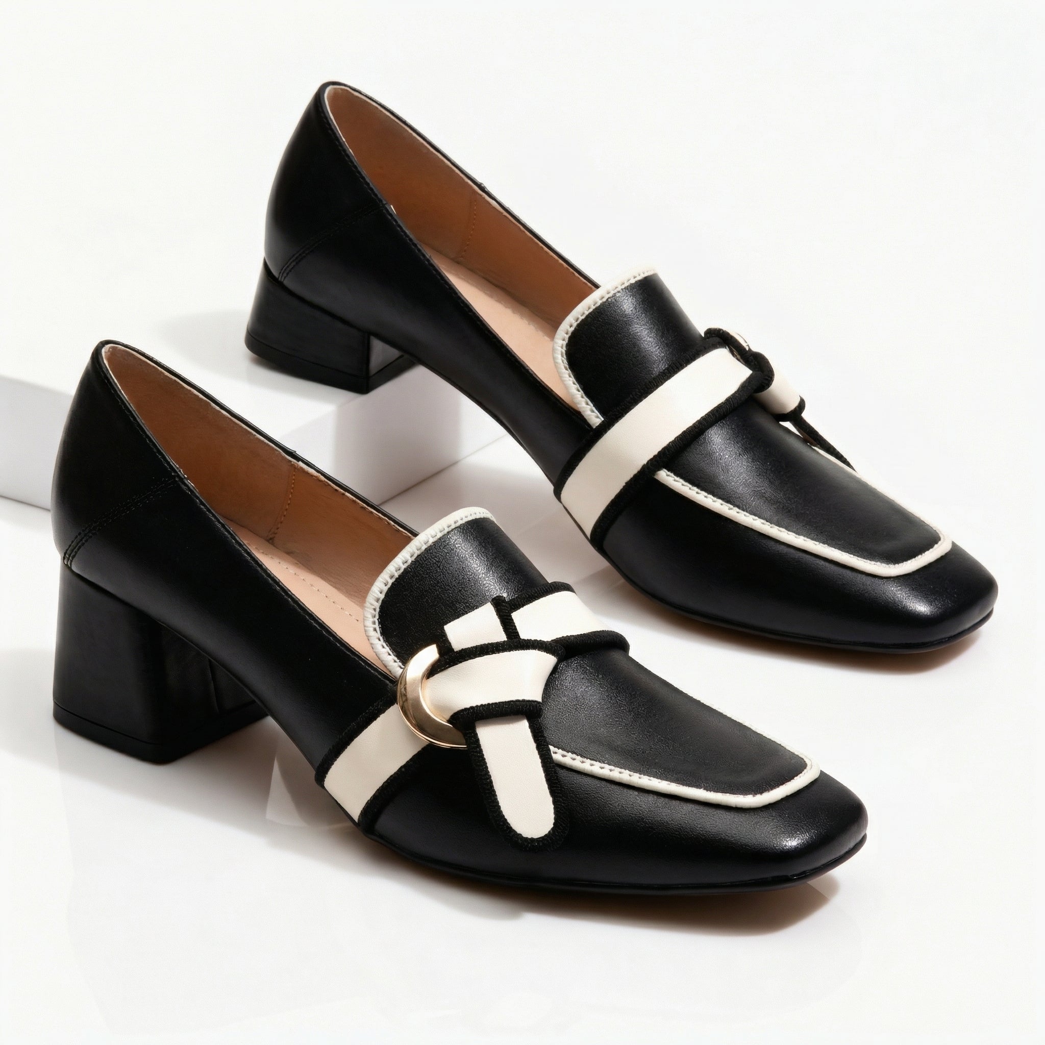Bexara™ | Outline Loafer Heels