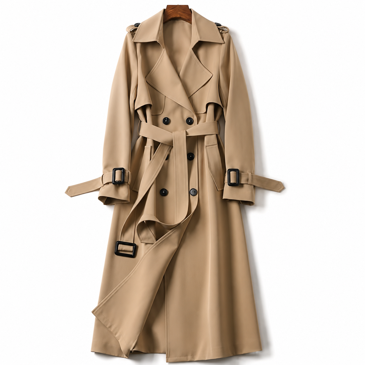 Greystone™ | Classic Long Trench Coat