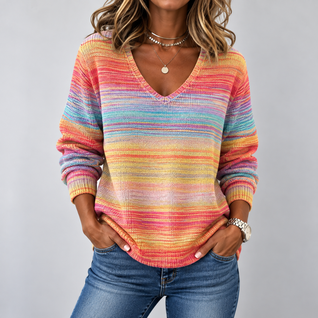 Matilda™ | V-Neck Knit Sweater