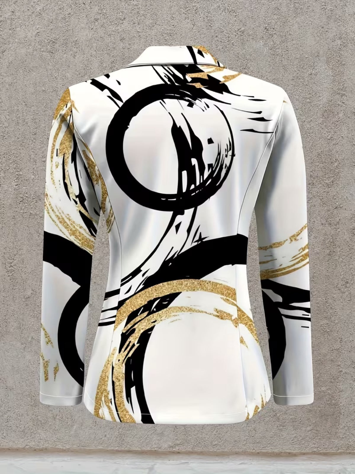 Noemine™ | Abstract Brushstroke Blazer