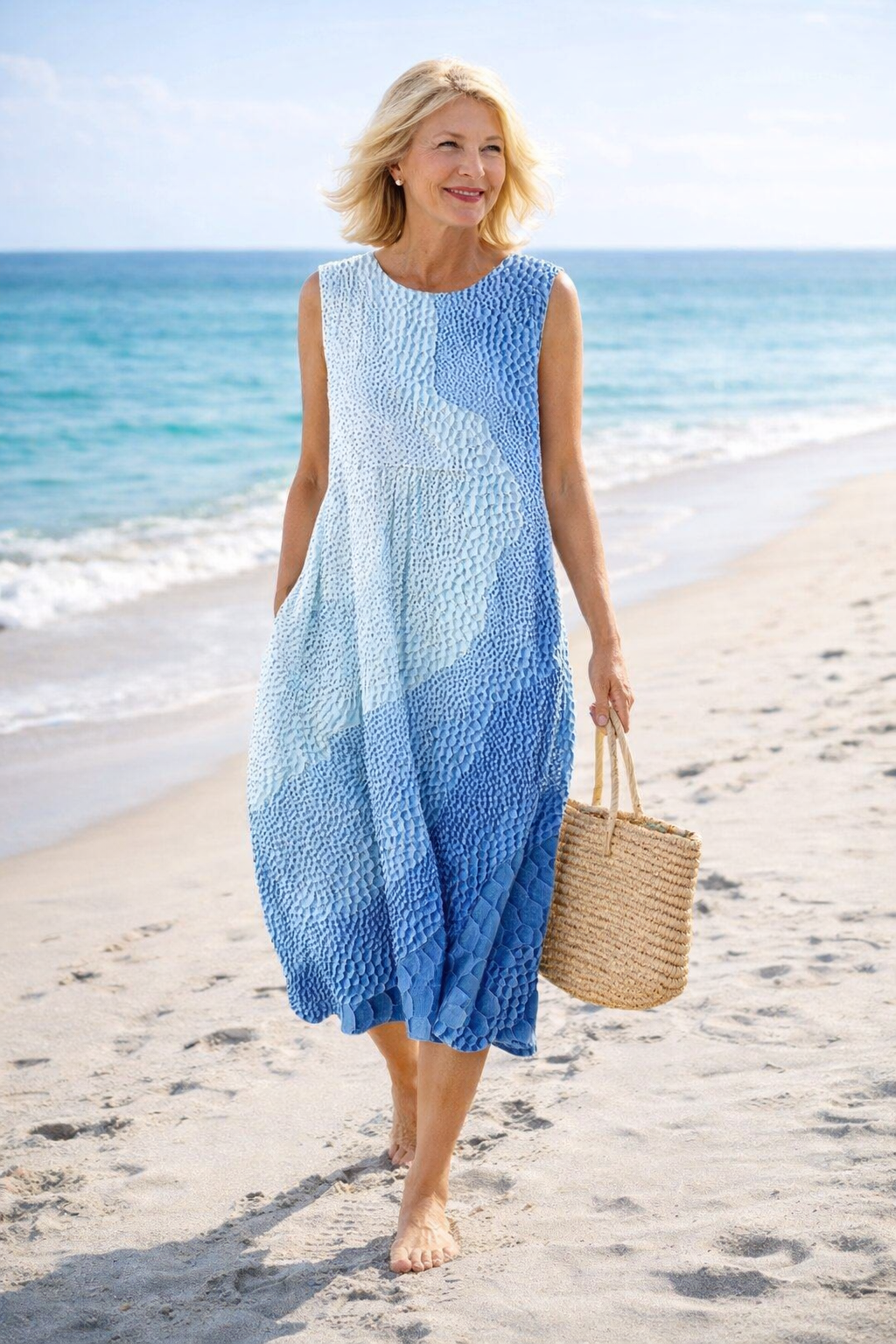Crestline™ | Sleeveless Midi Dress