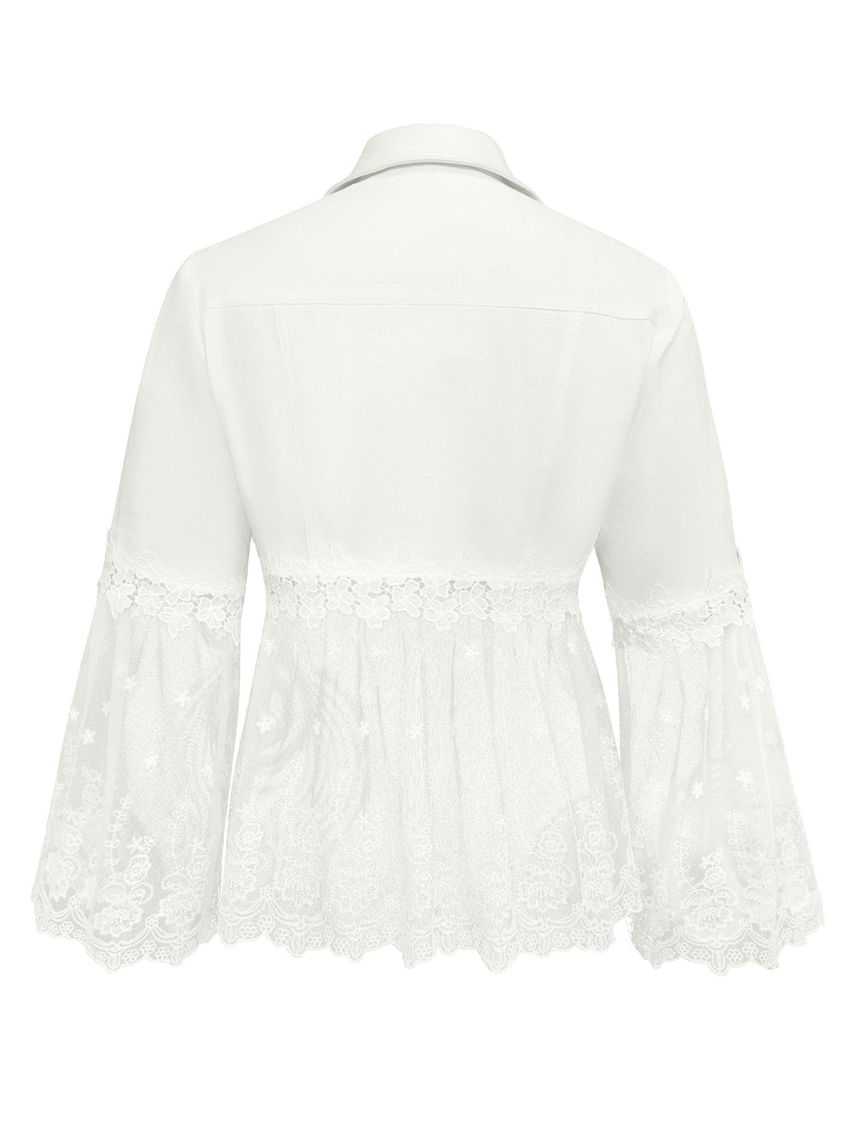 Women's Lace-Panel Jacket
