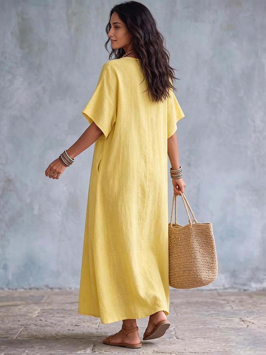 Kirsten™ | Minimalist Elegant Relaxed Maxi Dress