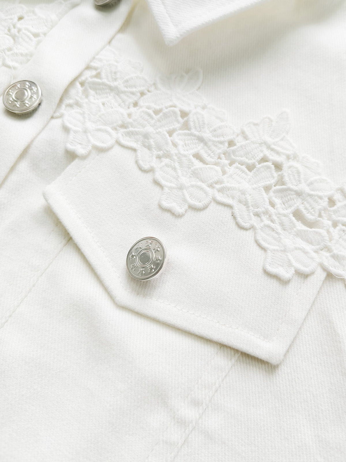 Women's Lace-Panel Jacket