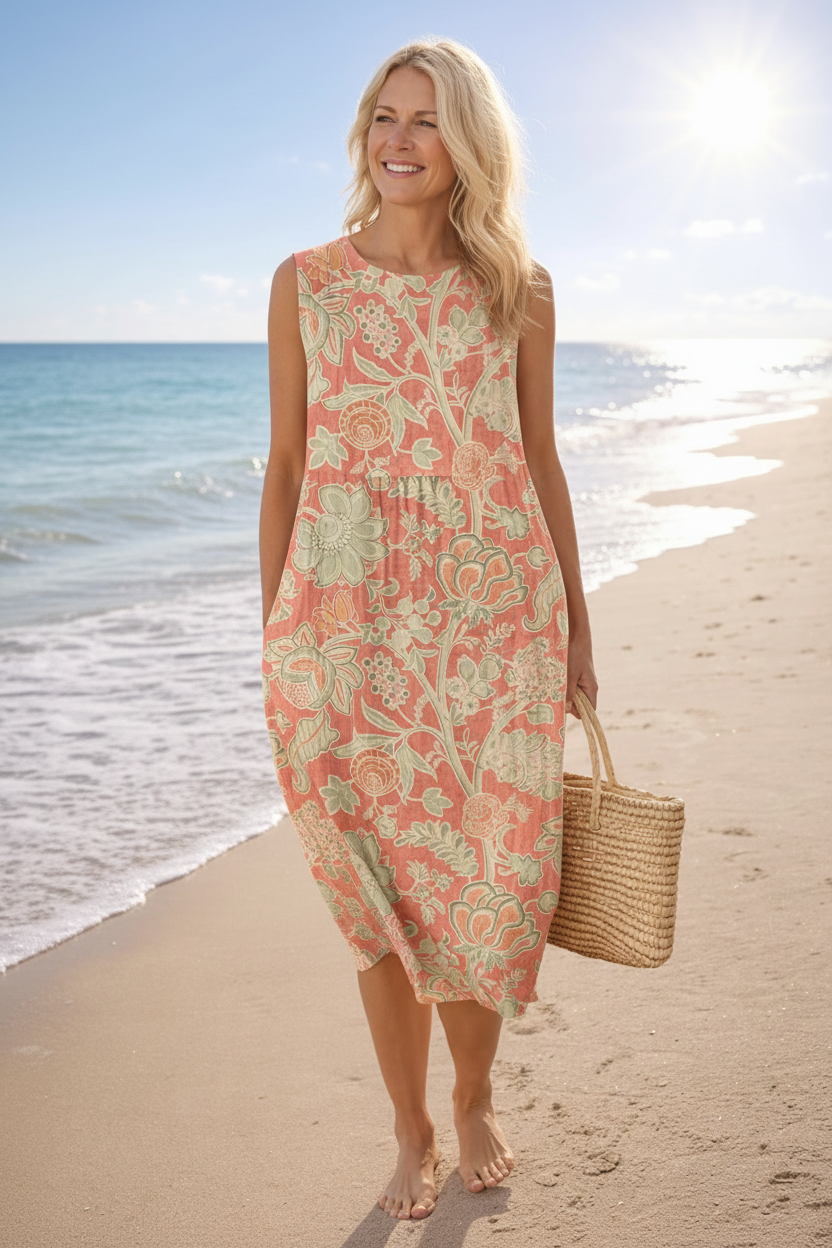 Nalora™ | Lightweight Sleeveless Summer Dress
